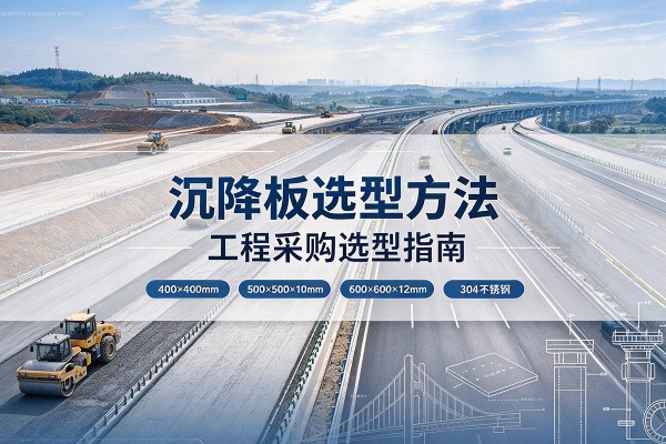 苏州沉降板选择方法