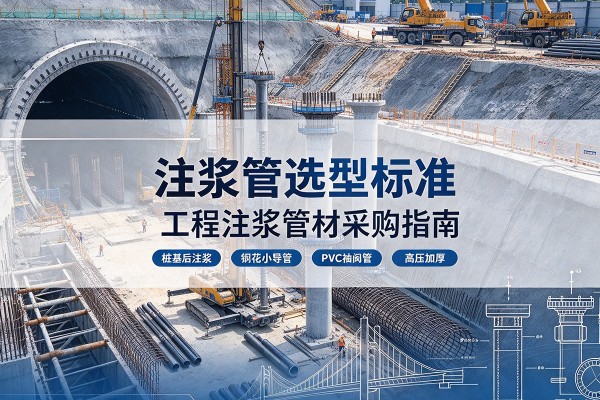 苏州注浆管选型标准