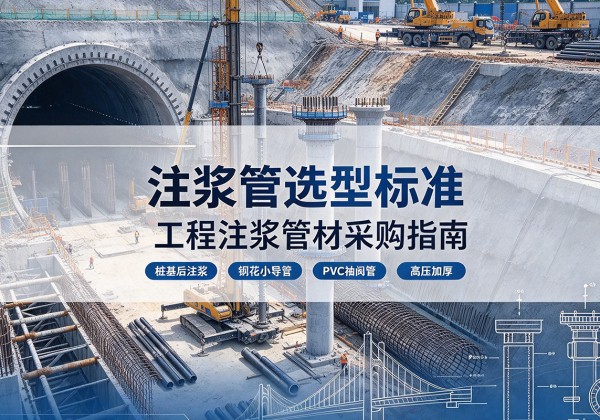 苏州注浆管选型标准